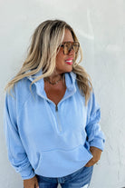 Easy Does It Pullover Hoodie Sweatshirt-How Cute is That? Boutique