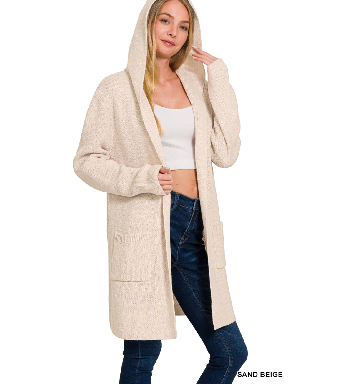 Hoodie Sweater Cardigan-How Cute is That? Boutique