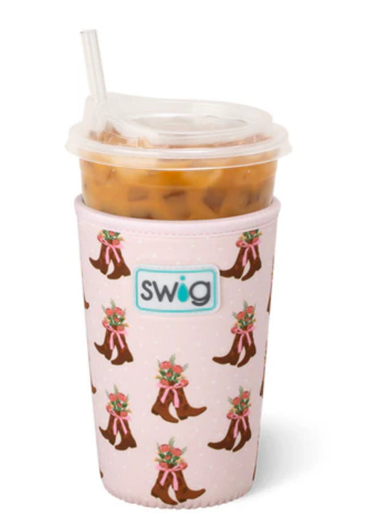 Cowgirl Coquette coffee coolie