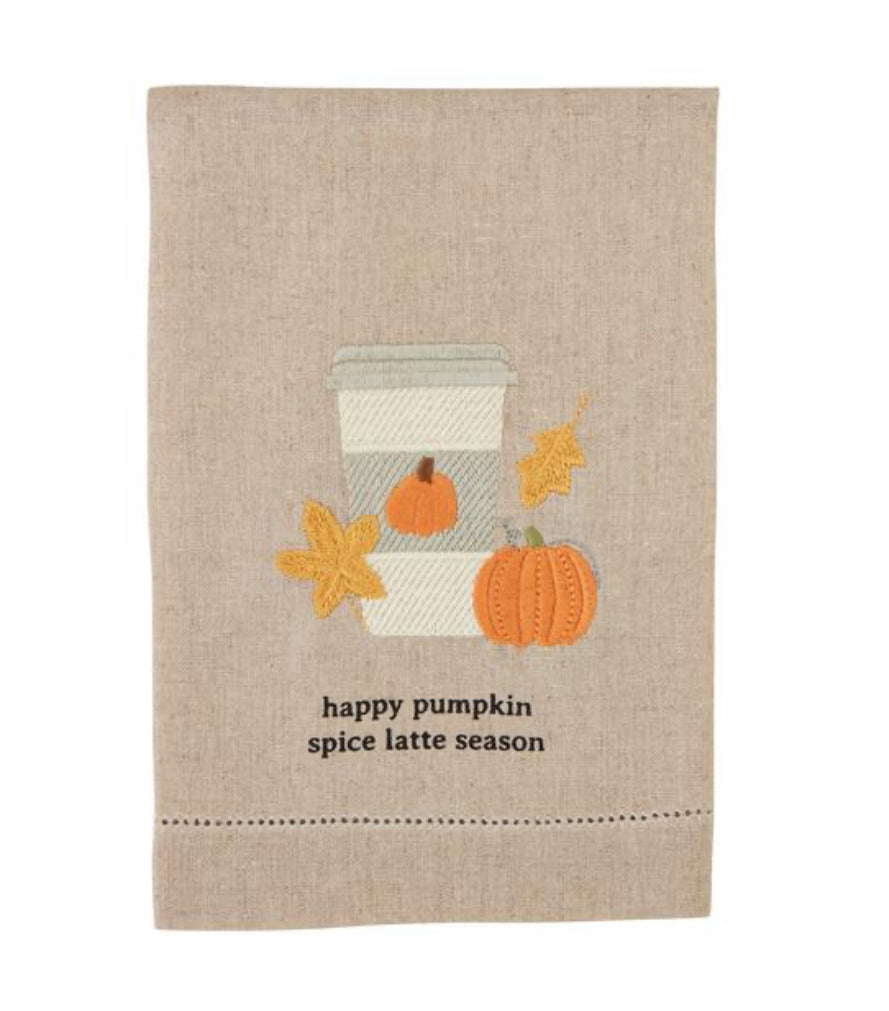 Mudpie Fall stitch towel-How Cute is That? Boutique