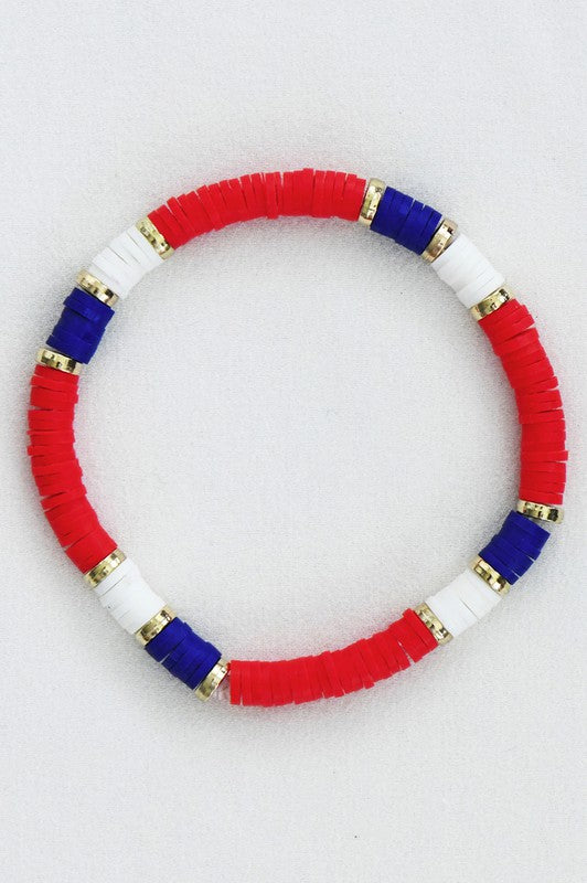Americana Patriotic Sead Bracelet