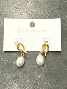 Tie The Knot Earrings- WATERPROOF-How Cute is That? Boutique