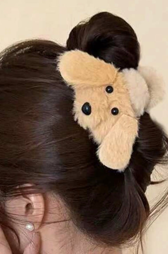 Puppy Face Hair Claw-How Cute is That? Boutique