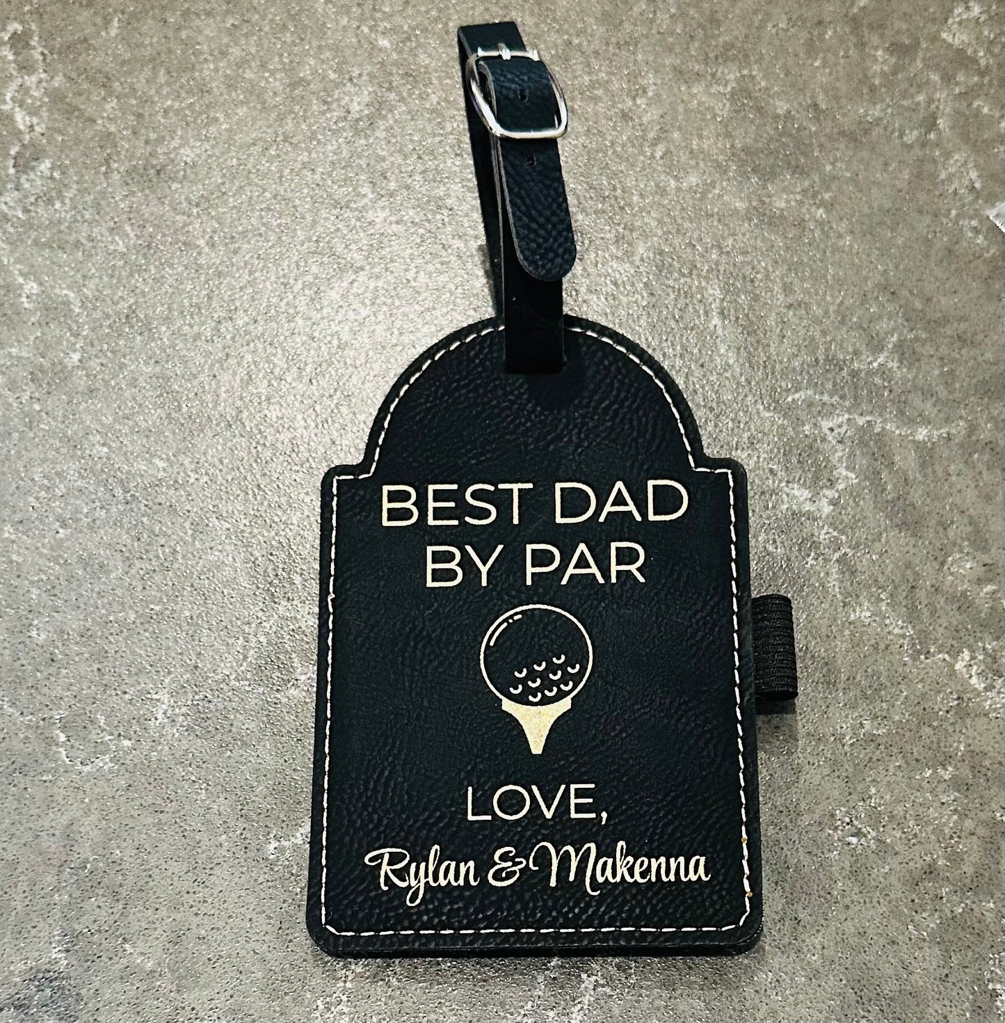 Personalized Golf Tee Holder Tag