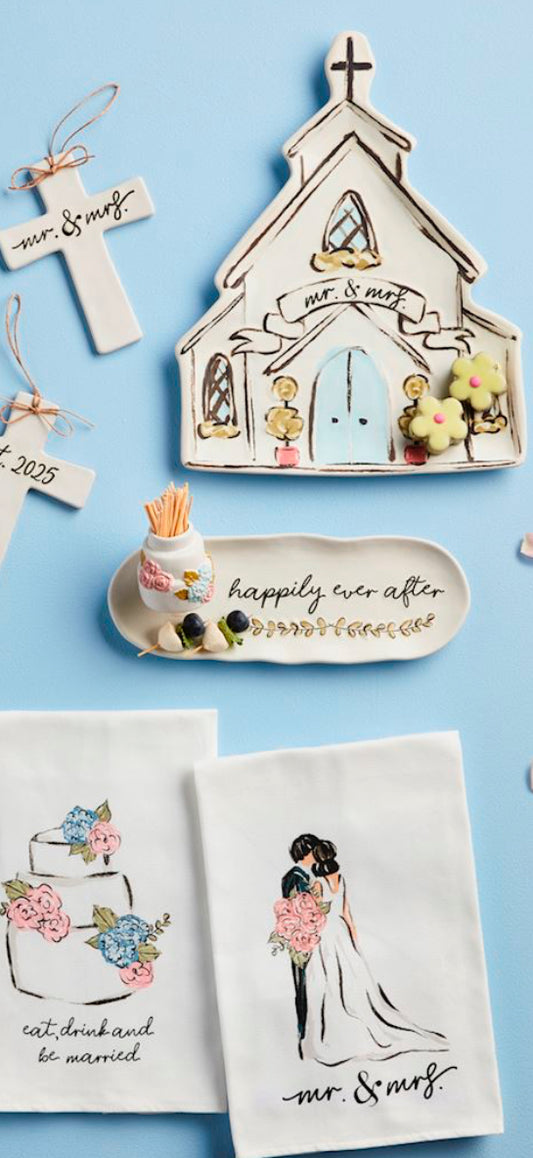 Happily Ever After Toothpick Wedding Tray