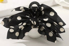 Polka Dot Bow Hair Claw- large-How Cute is That? Boutique