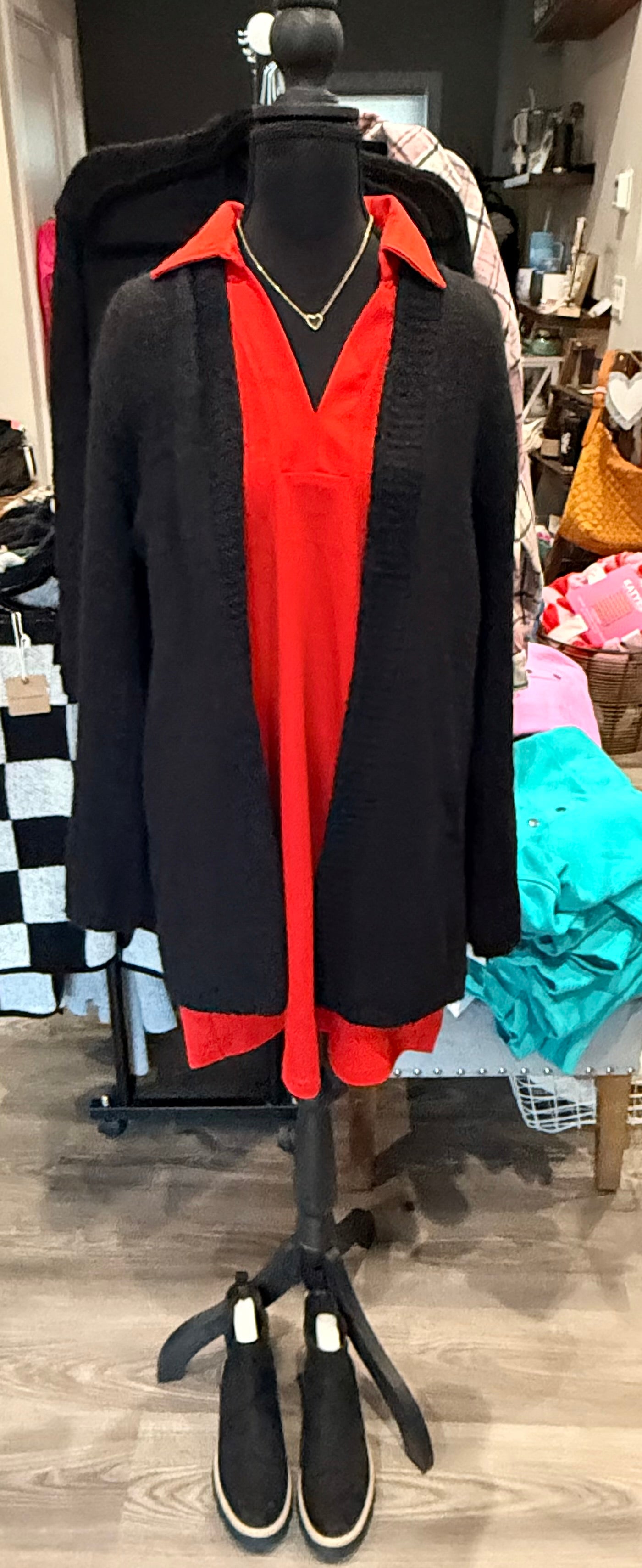 Red Dress-How Cute is That? Boutique