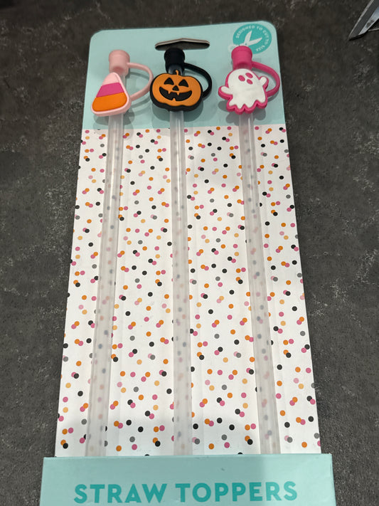 Halloween Boo Straw Toppers