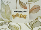 Gold Bow Earrings-How Cute is That? Boutique