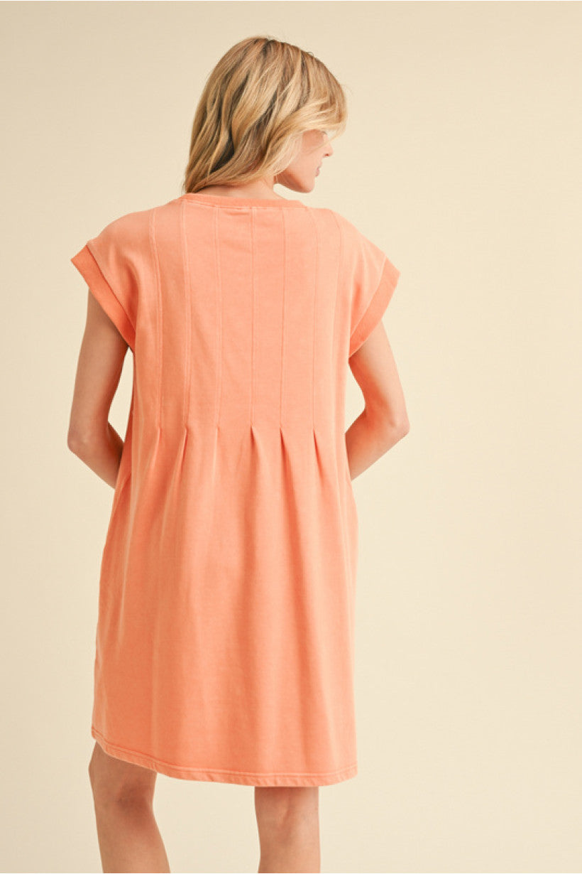 Solid U neck Dress-How Cute is That? Boutique