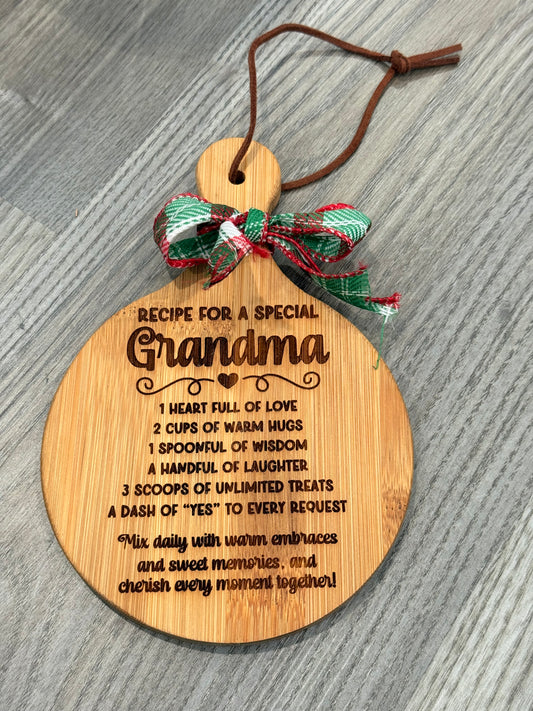 Recipe Ornament