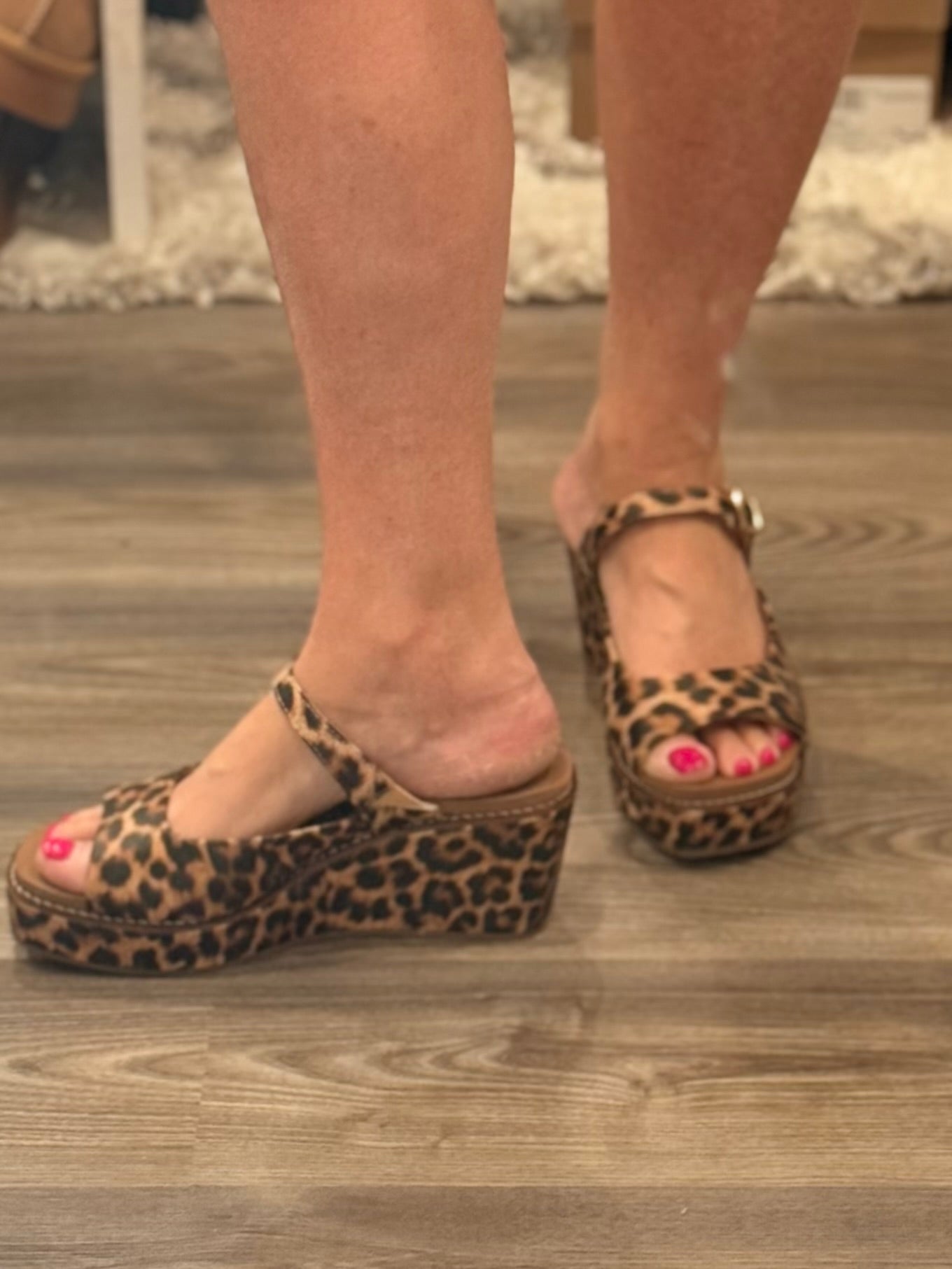 Corky's Treat Yourself Sandals in Leopard