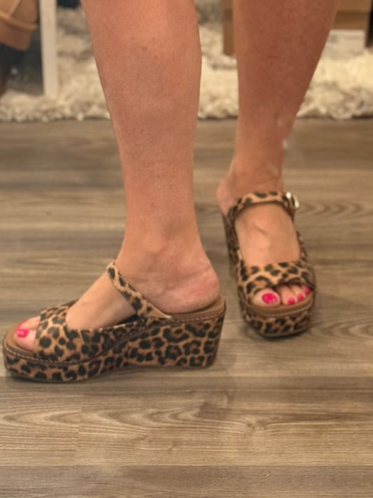 Corky's Treat Yourself Sandals in Leopard