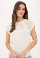 Eyelet Sweater Top-How Cute is That? Boutique
