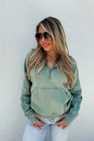 Easy Does It Pullover Hoodie Sweatshirt-How Cute is That? Boutique
