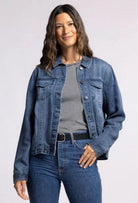 Jackie Denim Jacket--How Cute is That? Boutique