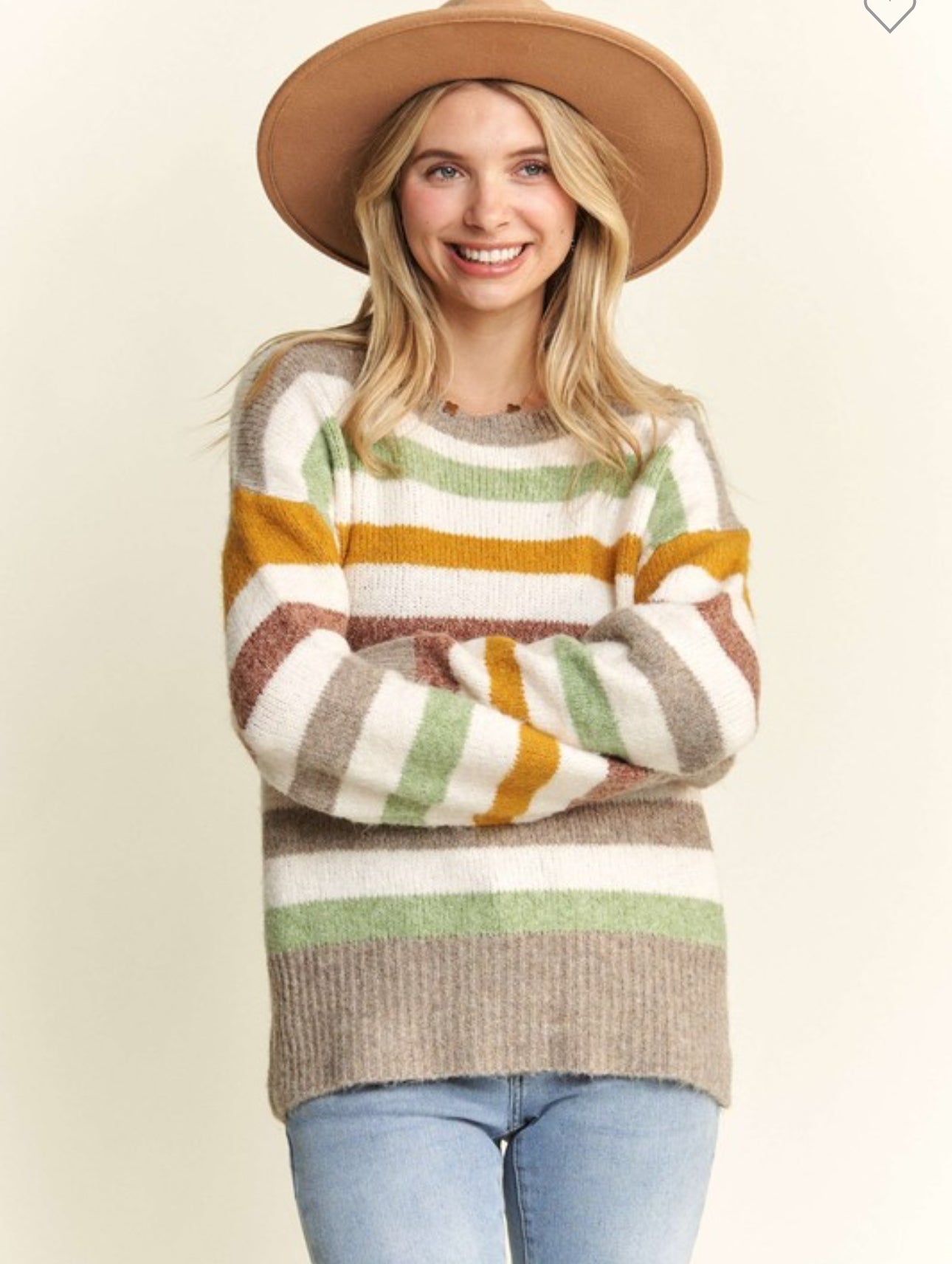 Multi Color Stripe Sweater