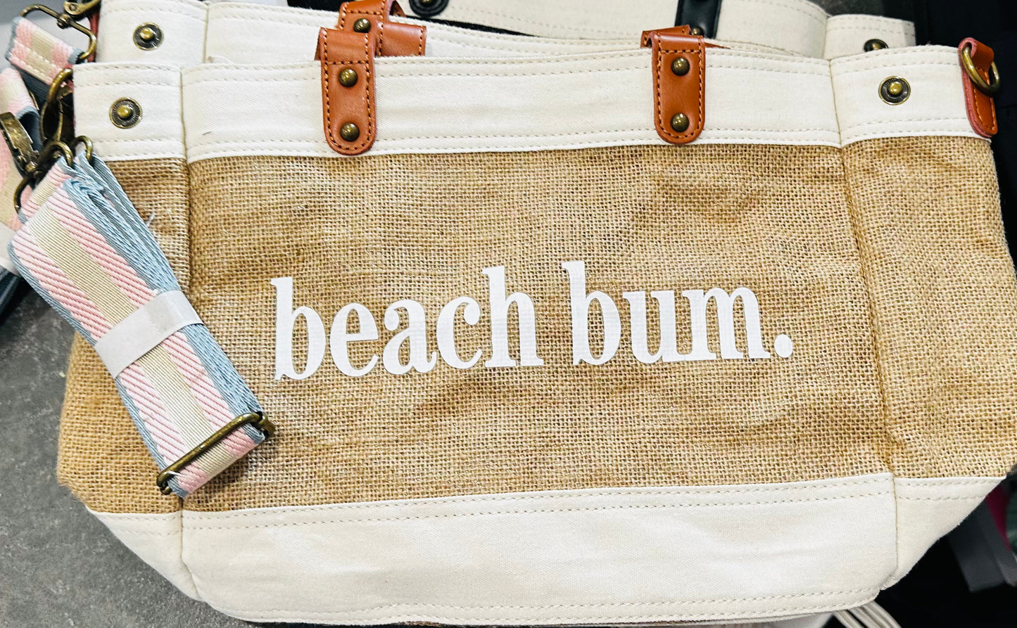 BEACH BUM beach bag