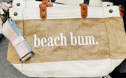 BEACH BUM beach bag