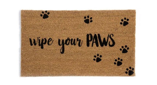 WIPE YOUR PAWS DOOR MAT