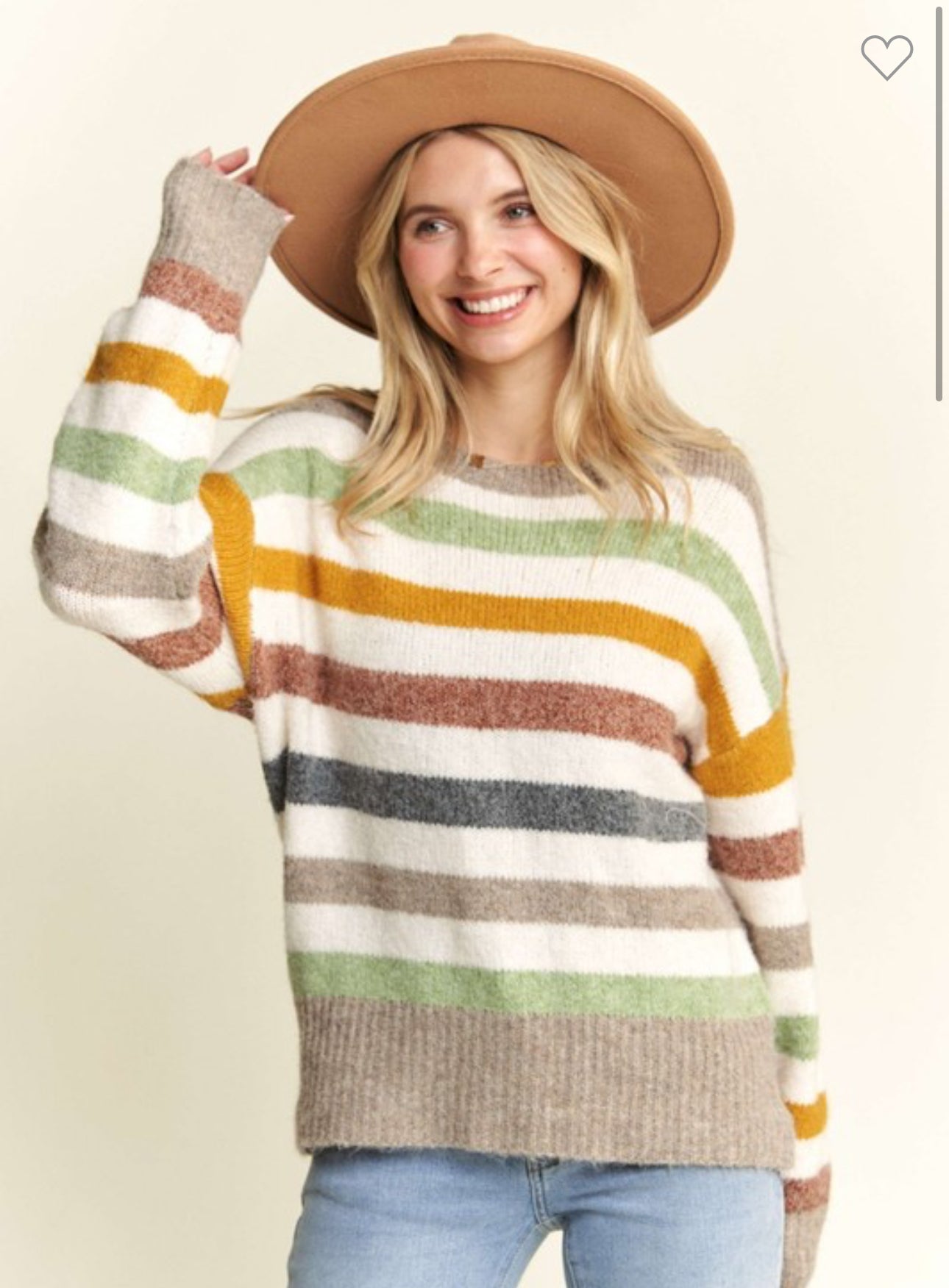 Multi Color Stripe Sweater