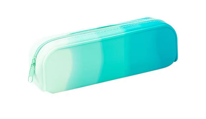 Soft Silicone Ombre Pencil Case or Makeup Bag