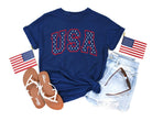 USA Tshirt in Navy-How Cute is That? Boutique