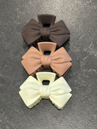 Small Bow Shaped Claw Clip-How Cute is That? Boutique