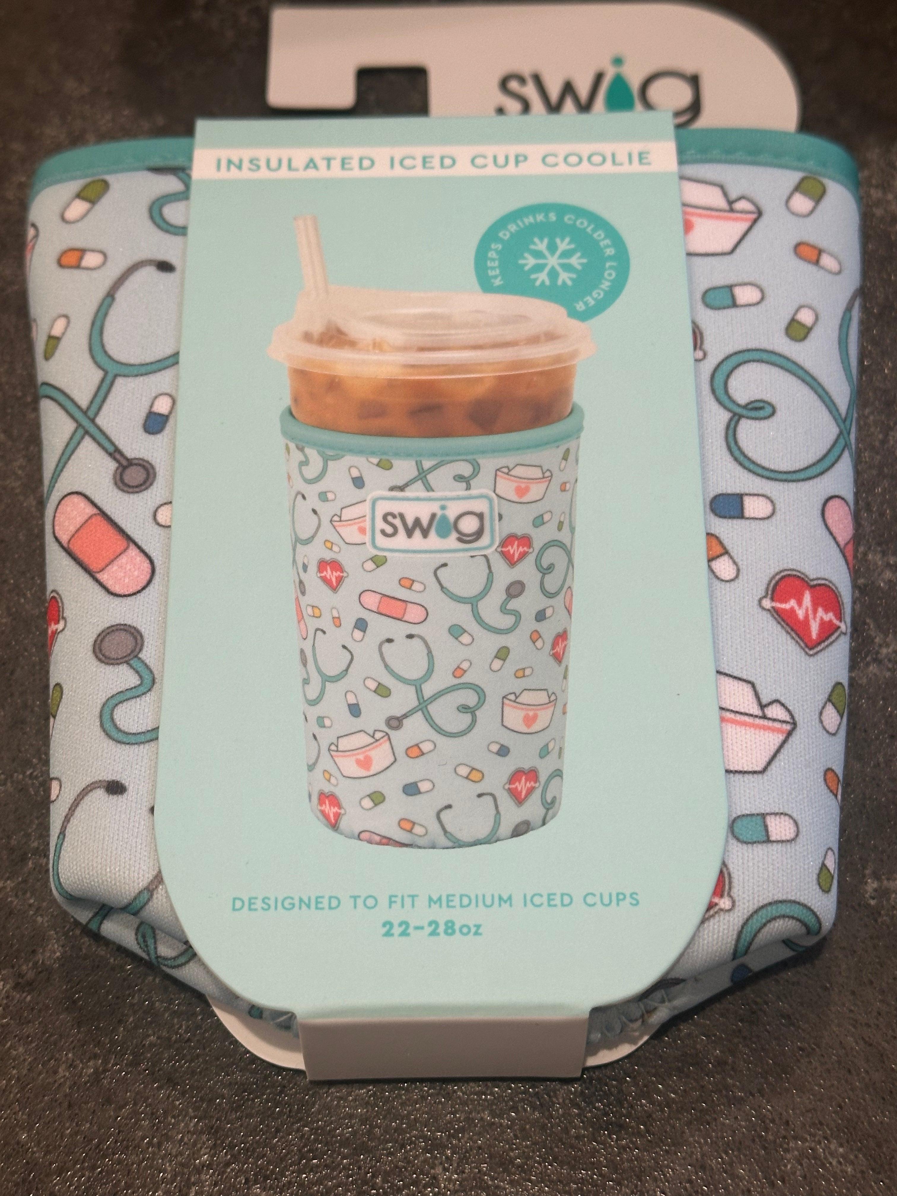 Scrub Life Iced Cup Coolie (22oz)-How Cute is That? Boutique