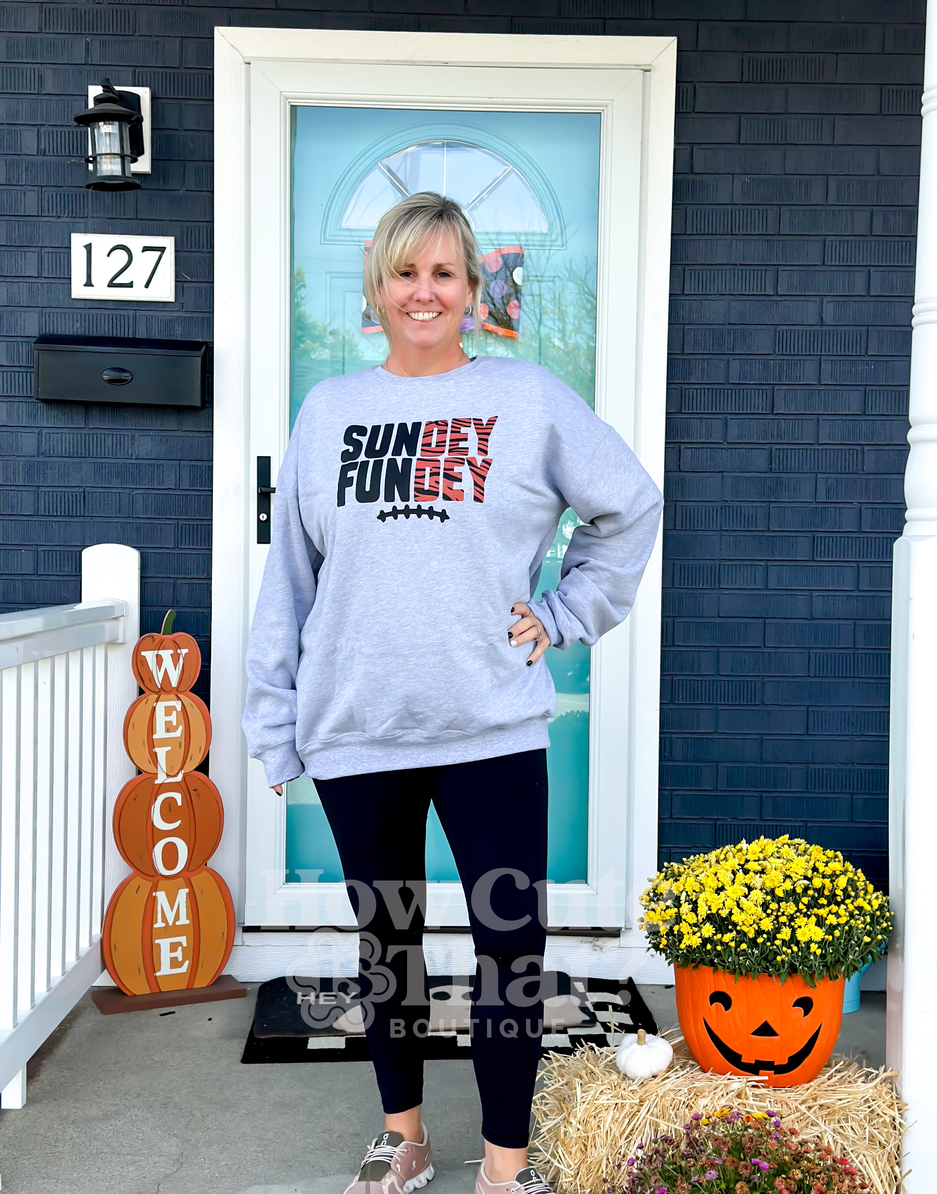 Sundey Fundey Sweatshirt-How Cute is That? Boutique