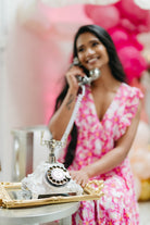 FLORAL PRINT RUFFLE TIERED MINI DRESS-How Cute is That? Boutique