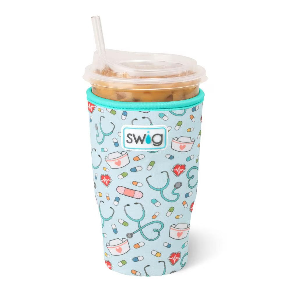 Large Iced Cup Coolie by Swig-How Cute is That? Boutique