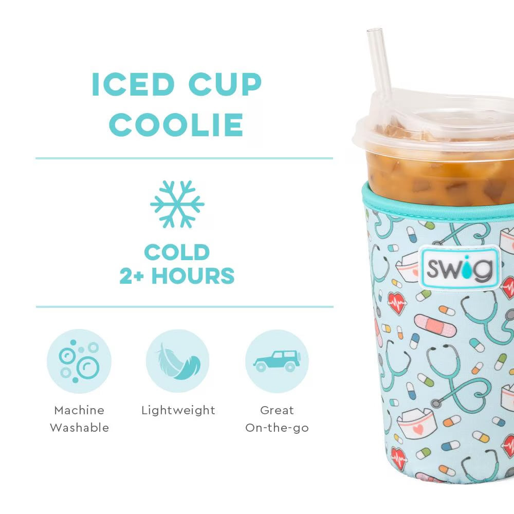 Scrub Life Iced Cup Coolie (22oz)-How Cute is That? Boutique