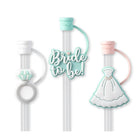 Bride To Be Straw Topper Set-How Cute is That? Boutique
