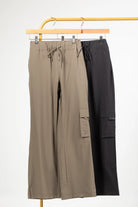 Mid Size Wide Leg Cargo Pants-How Cute is That? Boutique