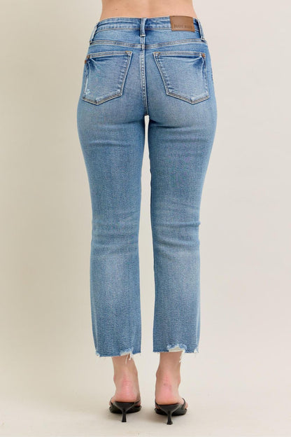 Judy Blue Highwaist Mid Rise Vintage Boyfriend Denim Jeans (Copy)