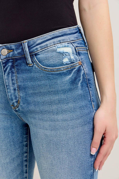Judy Blue Highwaist Mid Rise Vintage Boyfriend Denim Jeans (Copy)
