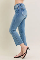 Judy Blue Highwaist Mid Rise Vintage Boyfriend Denim Jeans (Copy)-How Cute is That? Boutique
