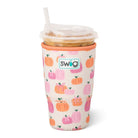 Pumpkins And Bows Iced Cup Coolie (Large)-How Cute is That? Boutique