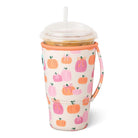 Pumpkins And Bows Iced Cup Coolie (Large)-How Cute is That? Boutique