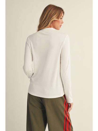 Mock Neck Top