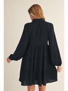 Button Down Crinkle Dress-How Cute is That? Boutique