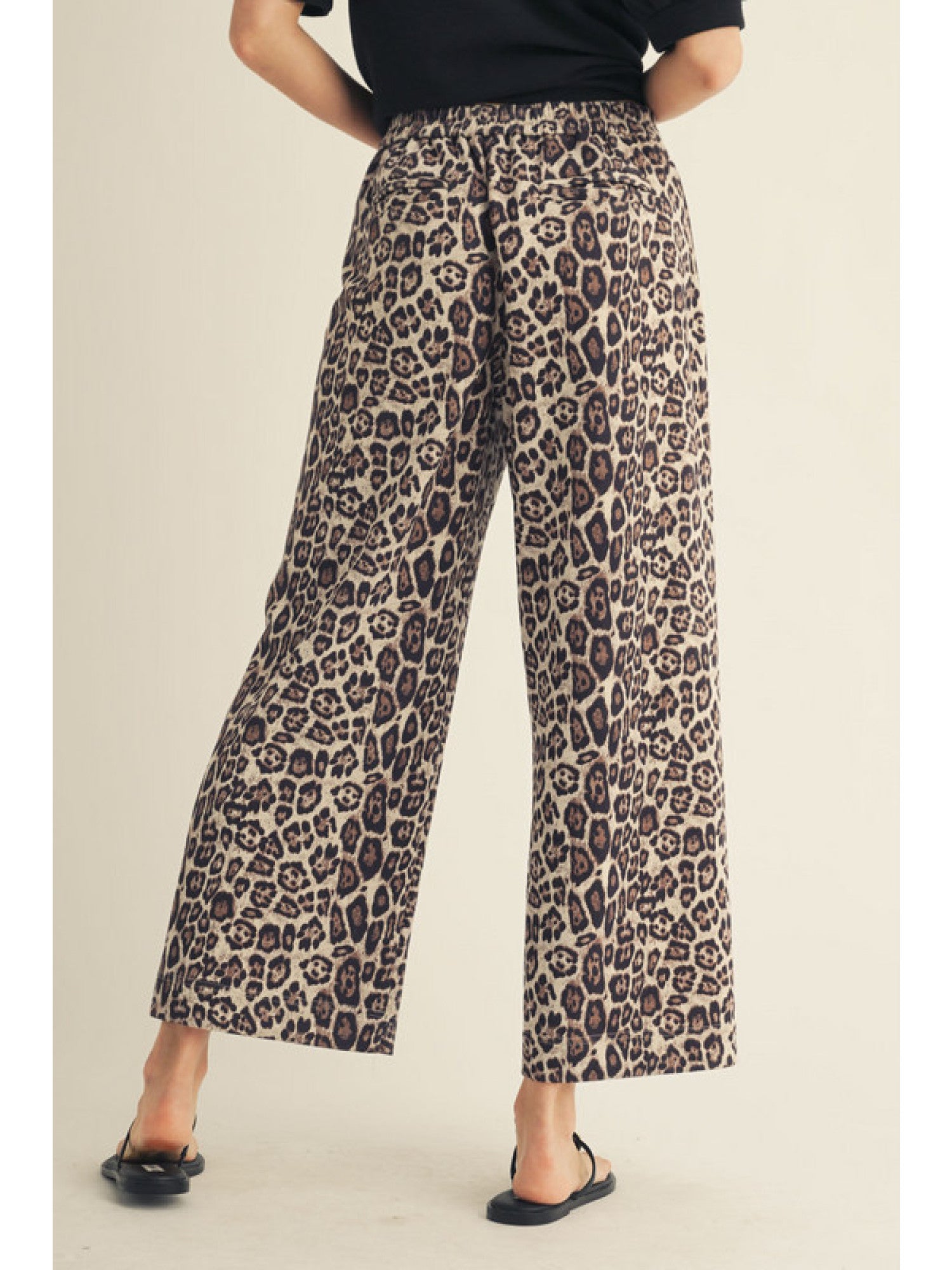 Wide Leg Leopard Pants-How Cute is That? Boutique