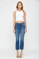 MID RISE BOOT CUT CROP-How Cute is That? Boutique