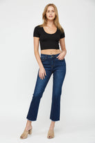 HIGH RISE STRAIGHT CROP-How Cute is That? Boutique