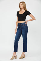 HIGH RISE STRAIGHT CROP-How Cute is That? Boutique