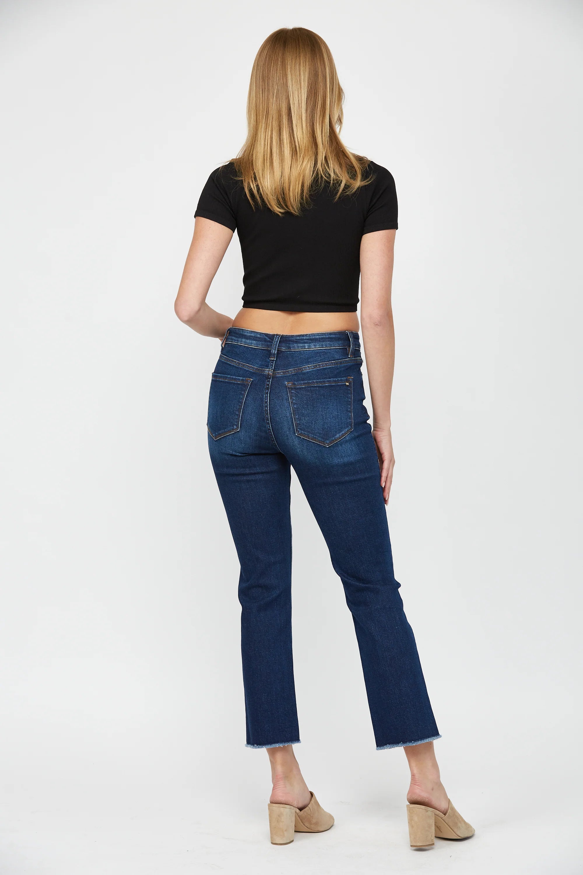 HIGH RISE STRAIGHT CROP-How Cute is That? Boutique