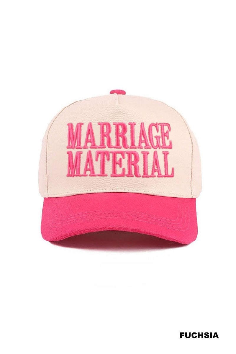 Marriage Material Trucker Hat-How Cute is That? Boutique