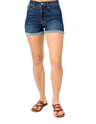 Judy Blue high waist tummy control cool denim shorts 150286-How Cute is That? Boutique