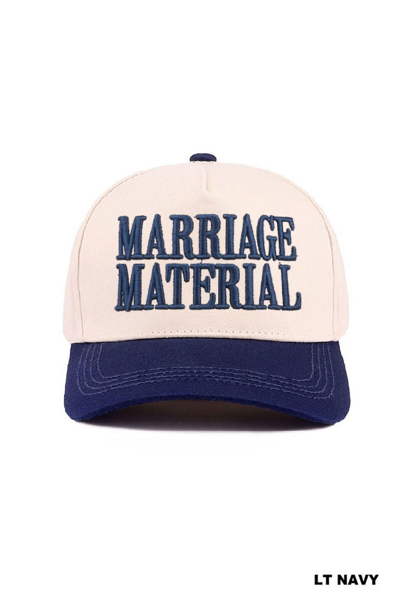 Marriage Material Trucker Hat-How Cute is That? Boutique